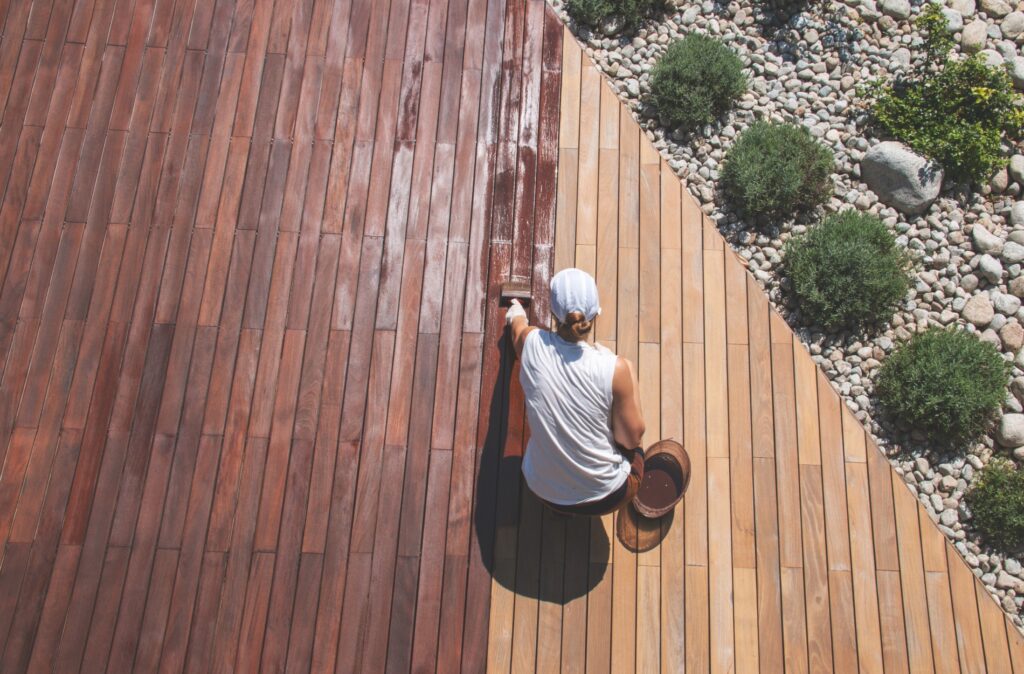 wood staining