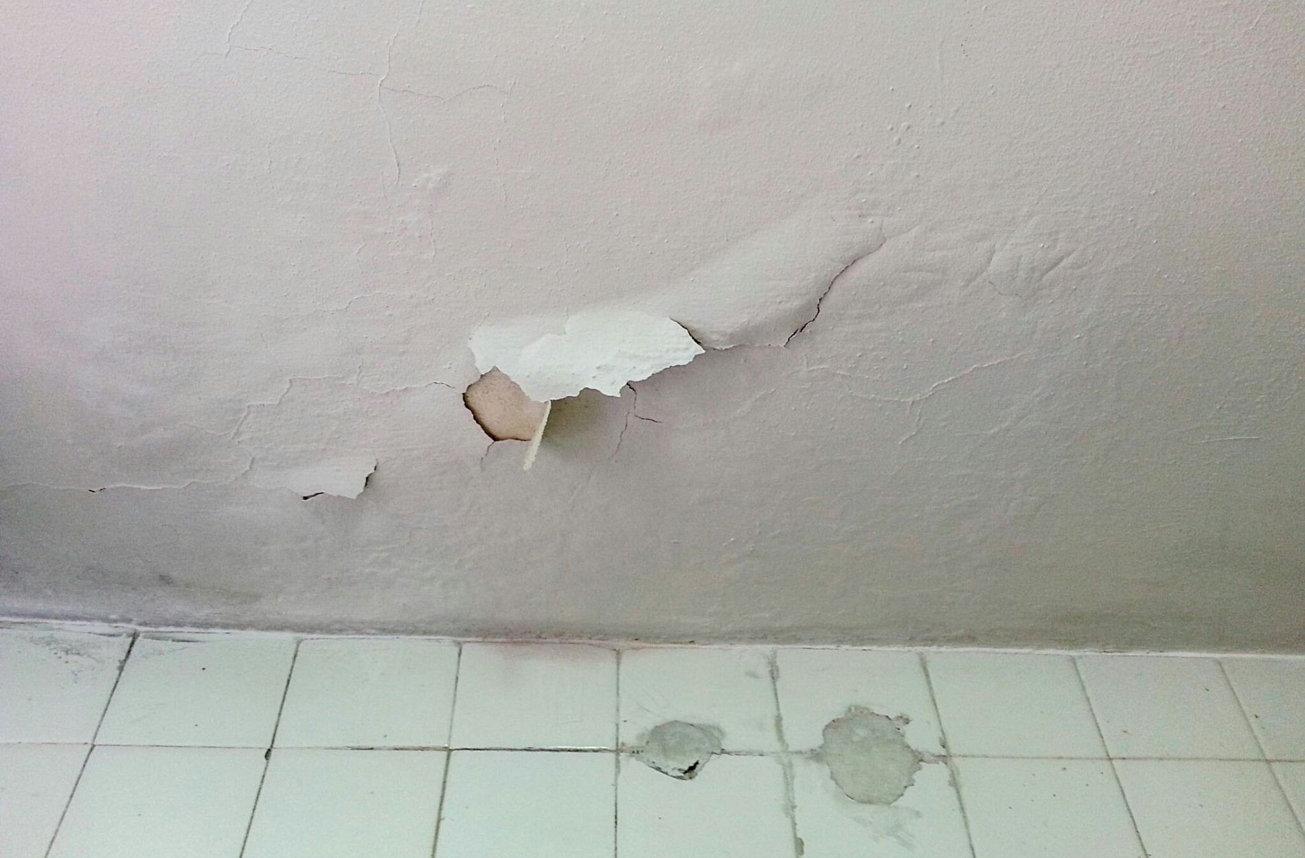 peeling paint