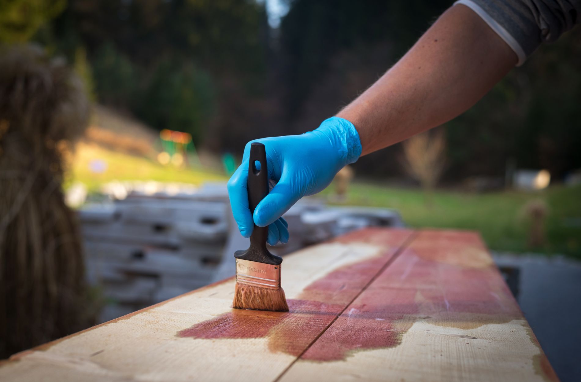 wood staining